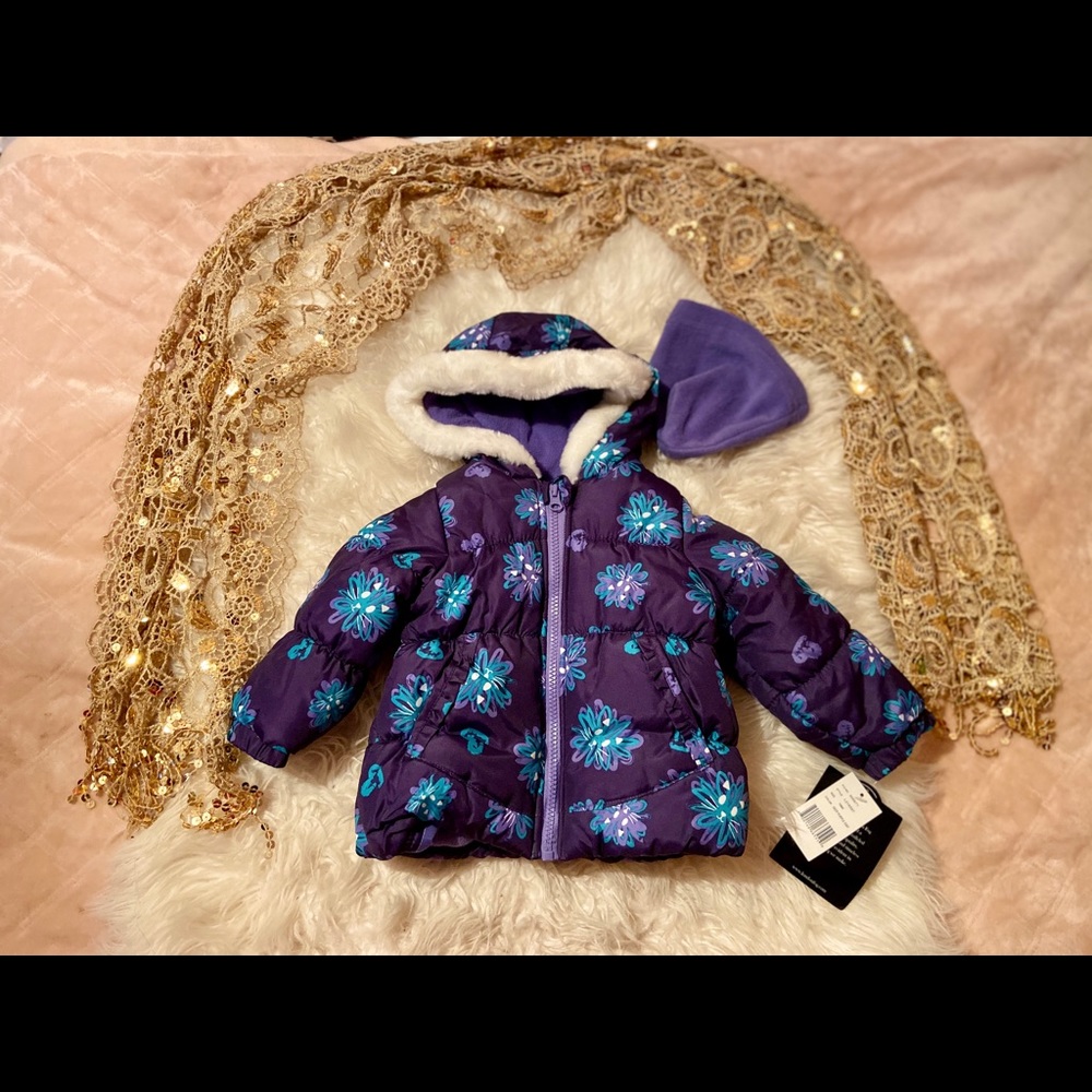 London Fog - 18 Month Coat and Hat Set